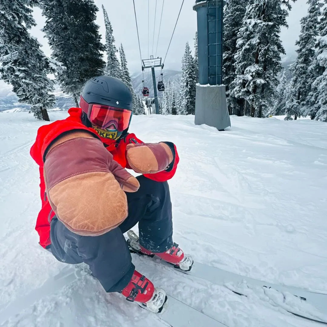 5280 Water Buffalo Leather Mitten