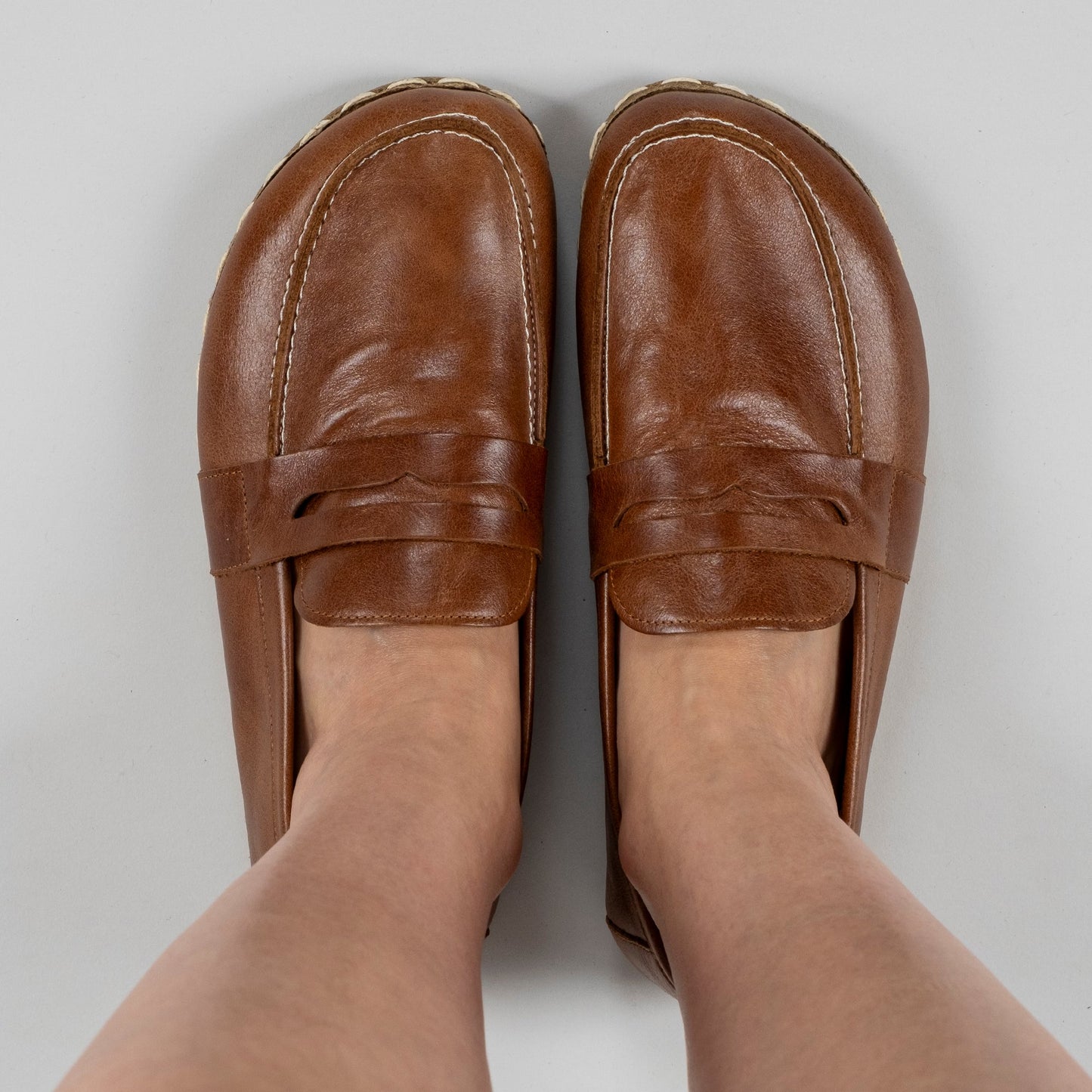 Men's Brown Penny Loafers