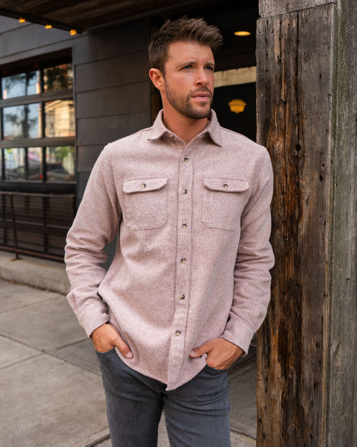 Grand Flannel, Maroon