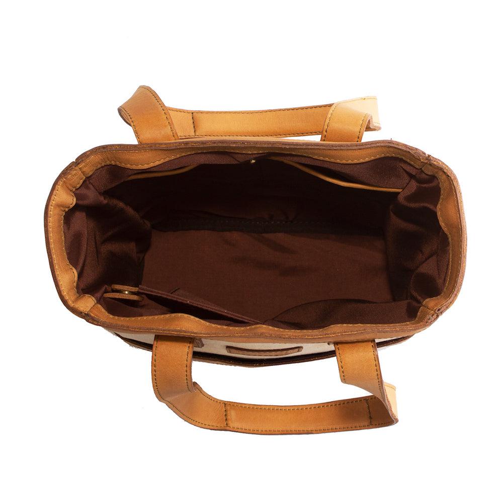 Campaign Waxed Canvas Two Bottle Wine Tote