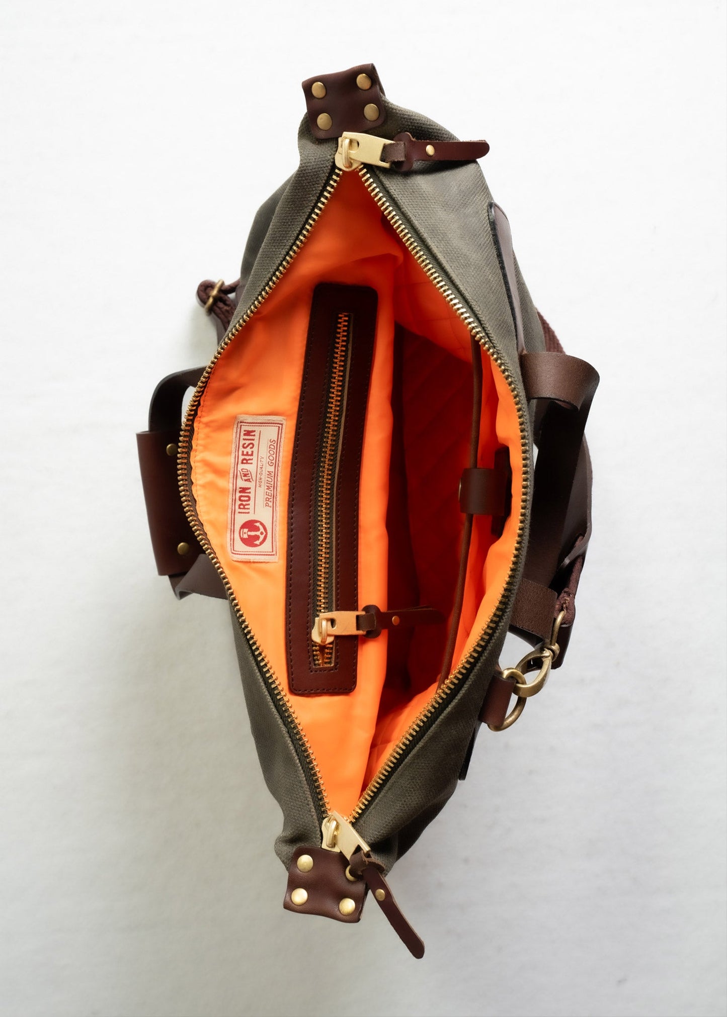 Waxed Canvas Tote Bag