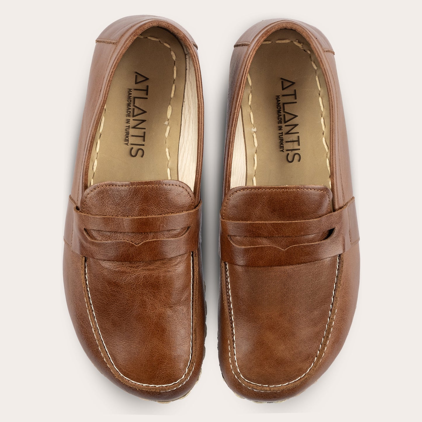 Men's Brown Penny Loafers