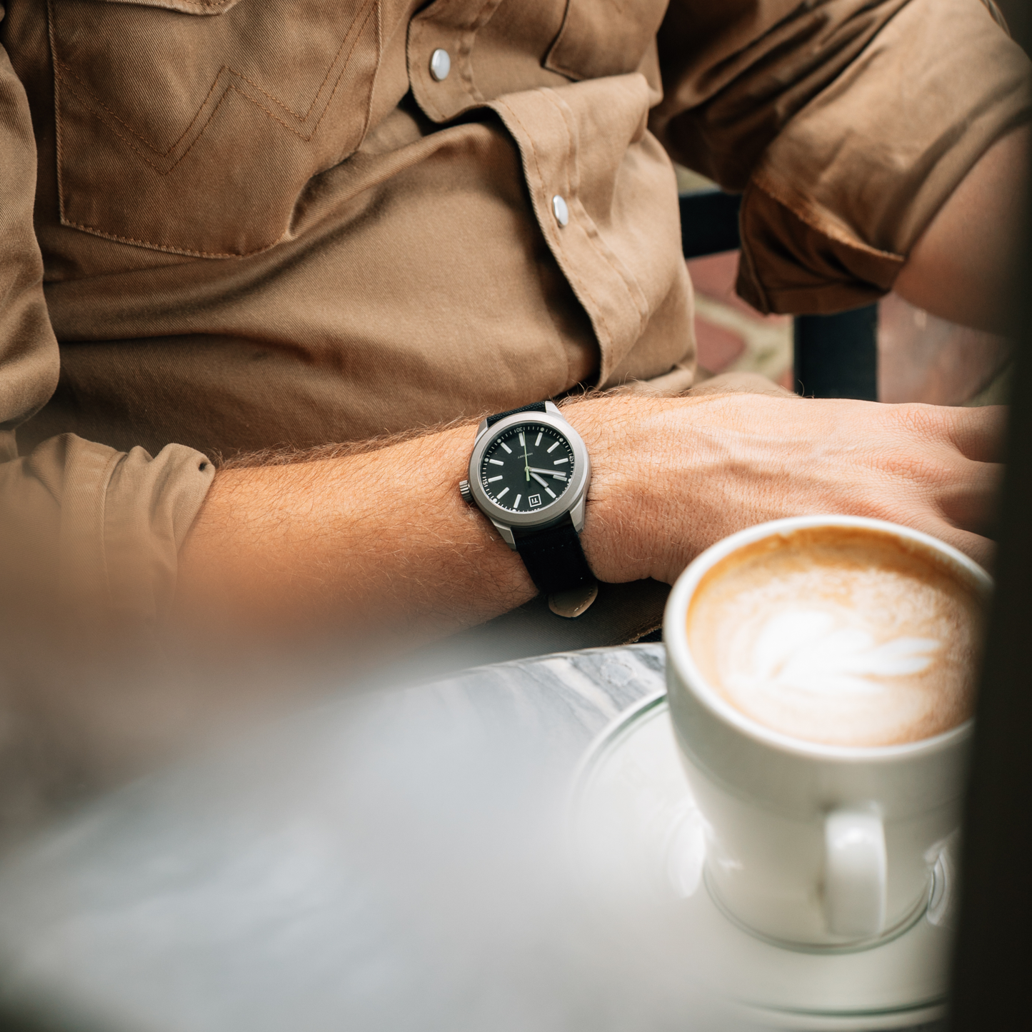 Ti Base Line Field Watch