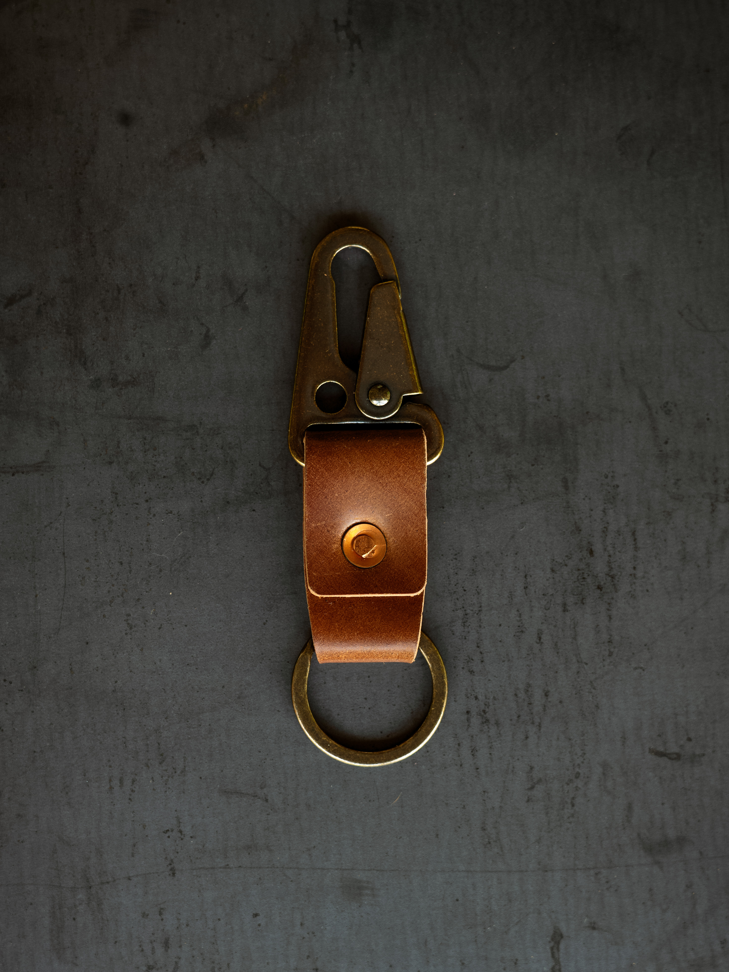 Key Clip - Bourbon Shell Cordovan