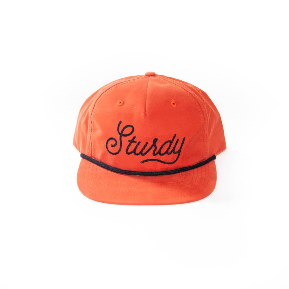 Chainstitch Pinch Front Hat - Rust