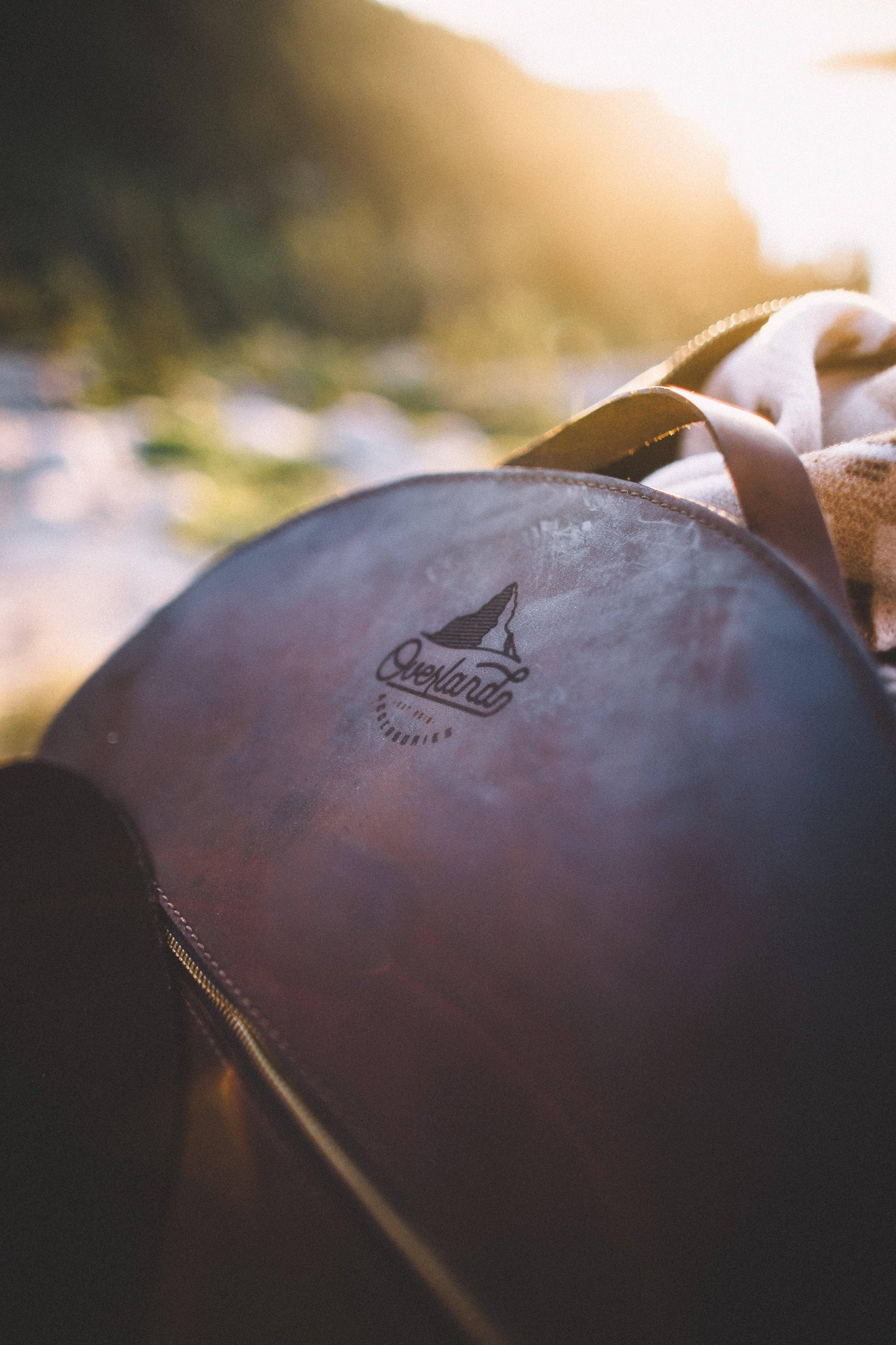 Waxed Canvas and Leather Jumper Cable, Booster Cable Bag, Carry