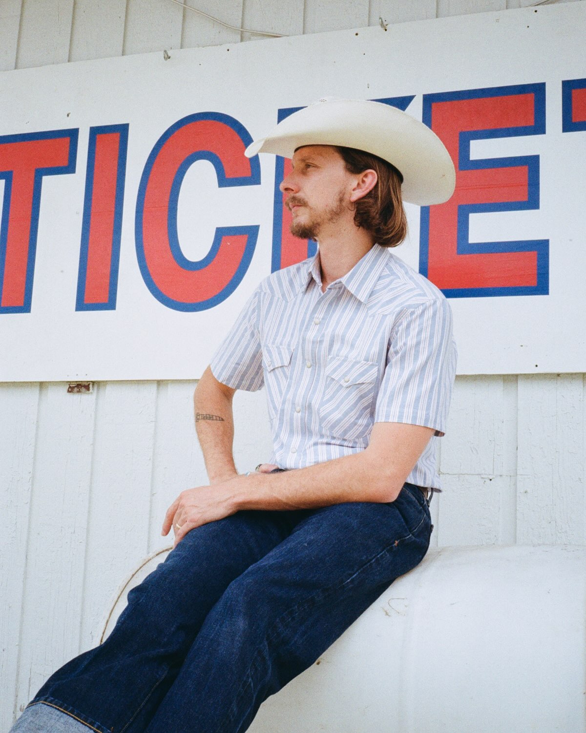 Oxford Red Blue Stripe