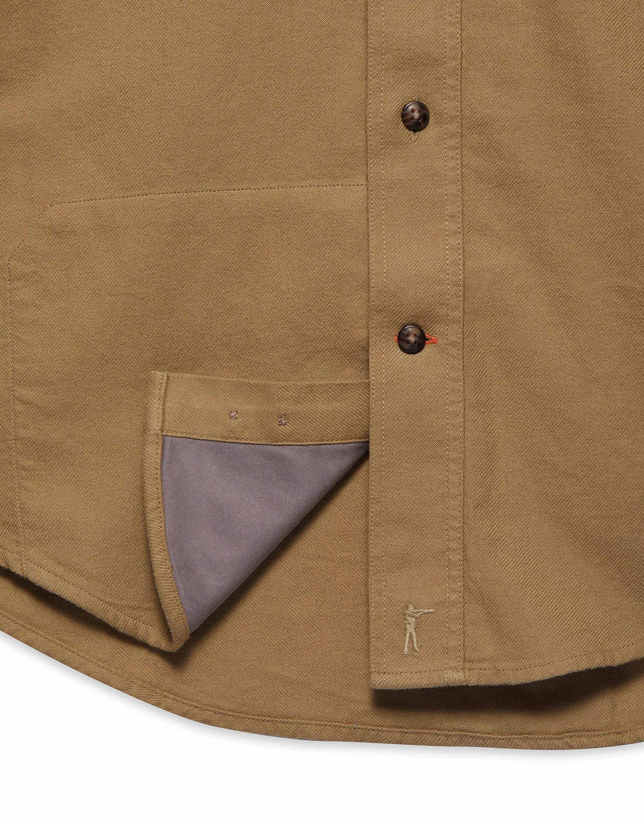 Scout Shirt - Sand Flannel