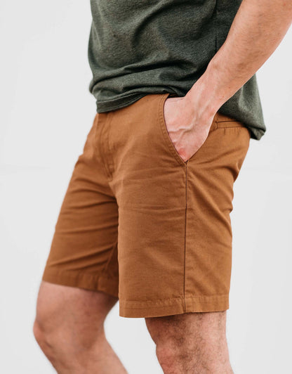 Heritage Short in Ground Nutmeg