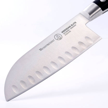 Meridian Elite Kullens Santoku Knife - 7"