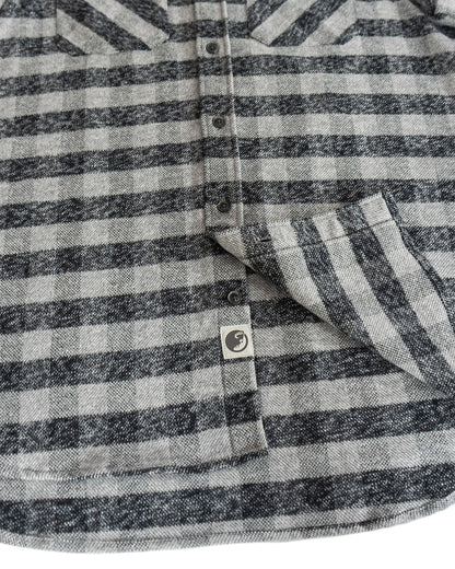 Grand Flannel, Charcoal Gingham