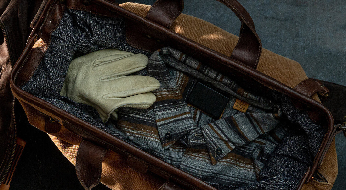 Heritage Waxed Canvas Lineman Duffle Bag