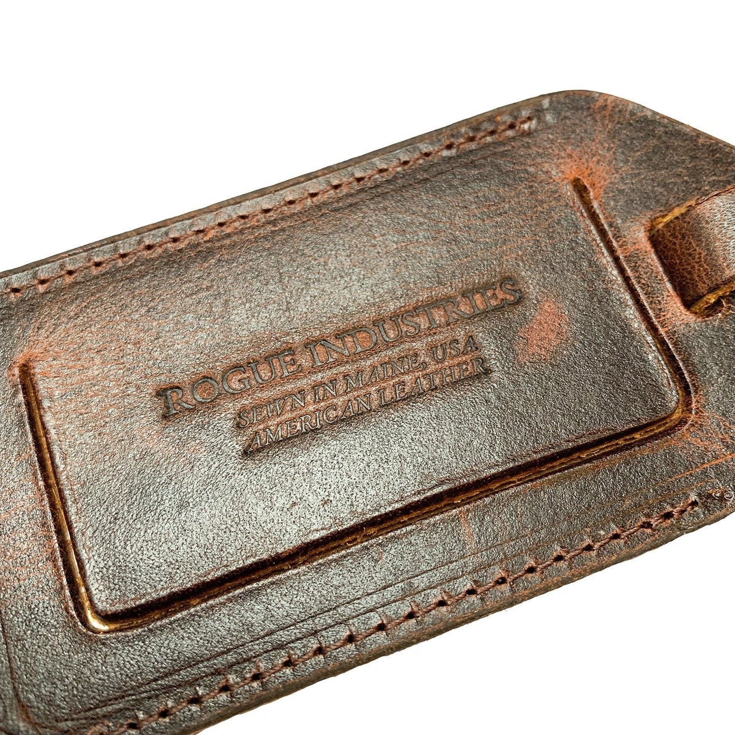 Rogue Leather Luggage Tag