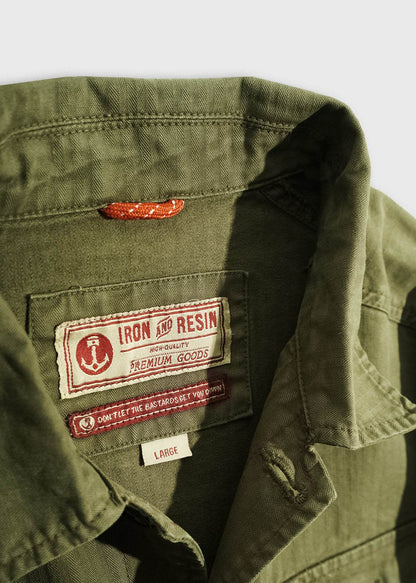 Herringbone Military Jacket