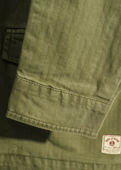 Herringbone Military Jacket