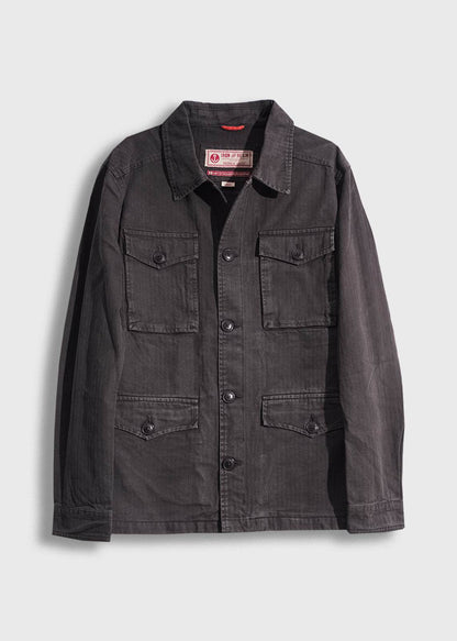 Herringbone Military Jacket