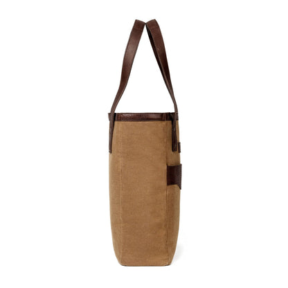 Campaign Waxed Canvas Two Bottle Wine Tote