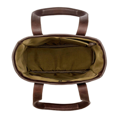 Campaign Waxed Canvas Two Bottle Wine Tote