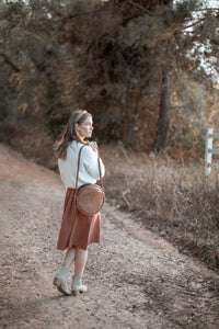 The Olivia Bag by Lane Bag Co. - Light Brown