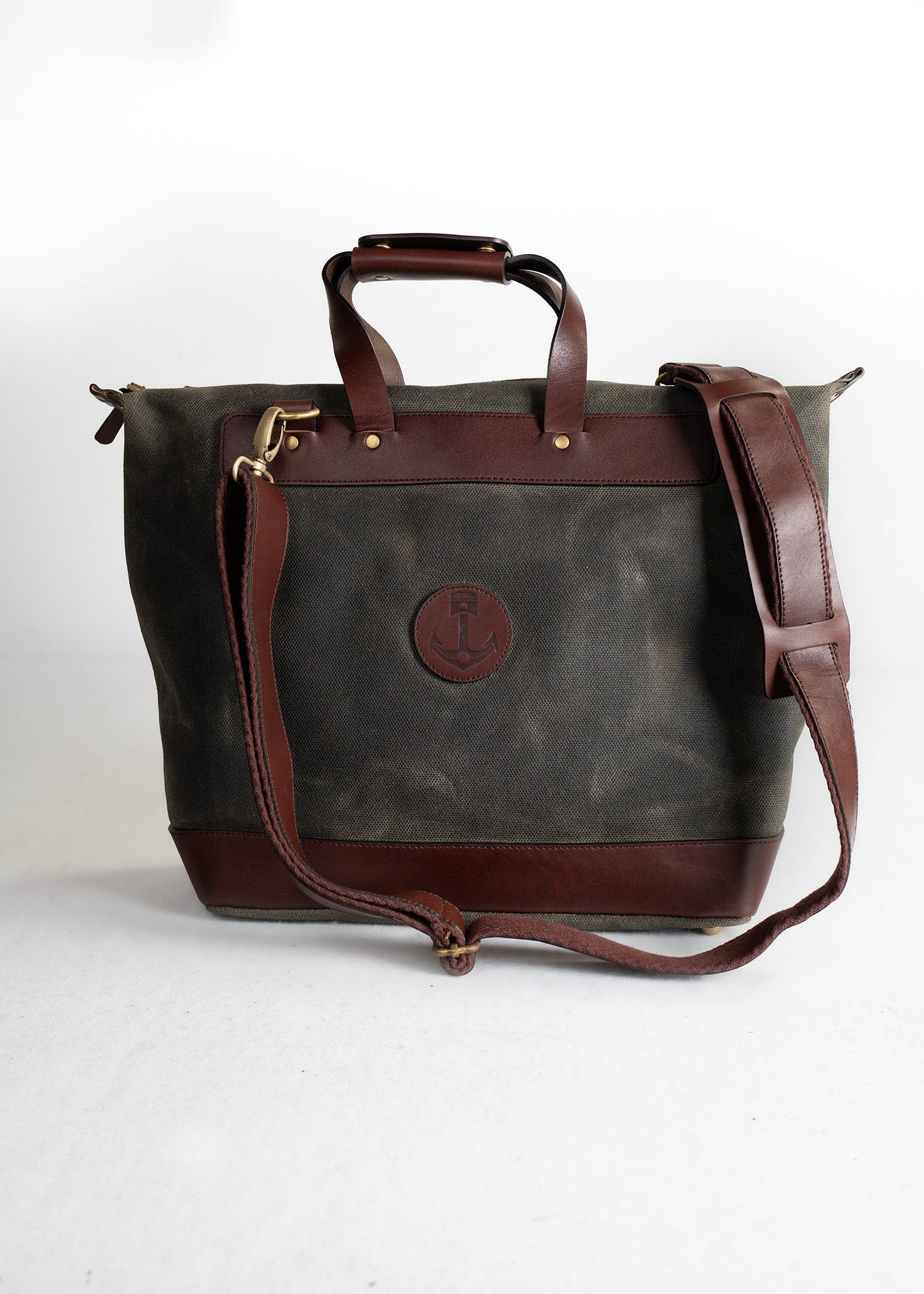 Waxed Canvas Tote Bag