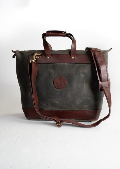 Waxed Canvas Tote Bag