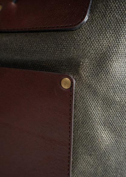 Waxed Canvas Tote Bag