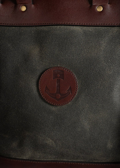 Waxed Canvas Tote Bag