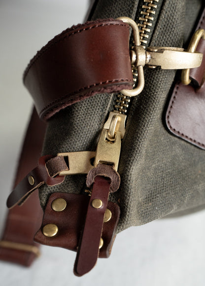 Waxed Canvas Tote Bag