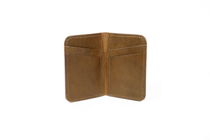 Double Barrel Vertical Bifold Wallet