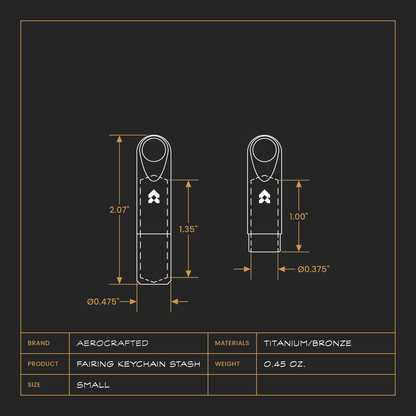 Fairing Keychain Stash