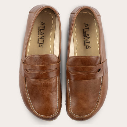 Men's Brown Penny Loafers