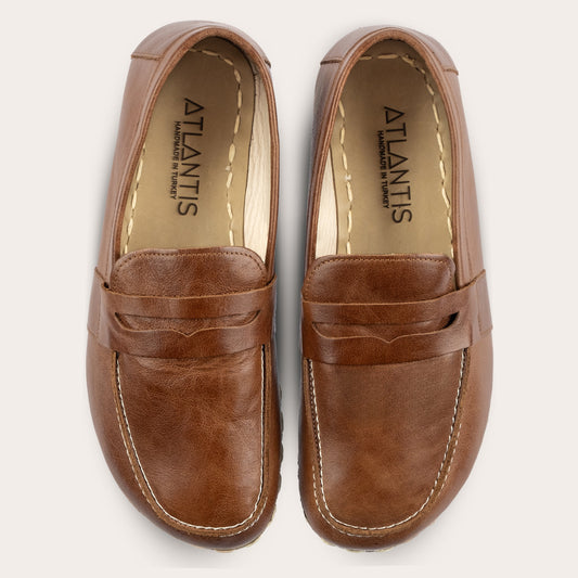 Men's Brown Penny Loafers