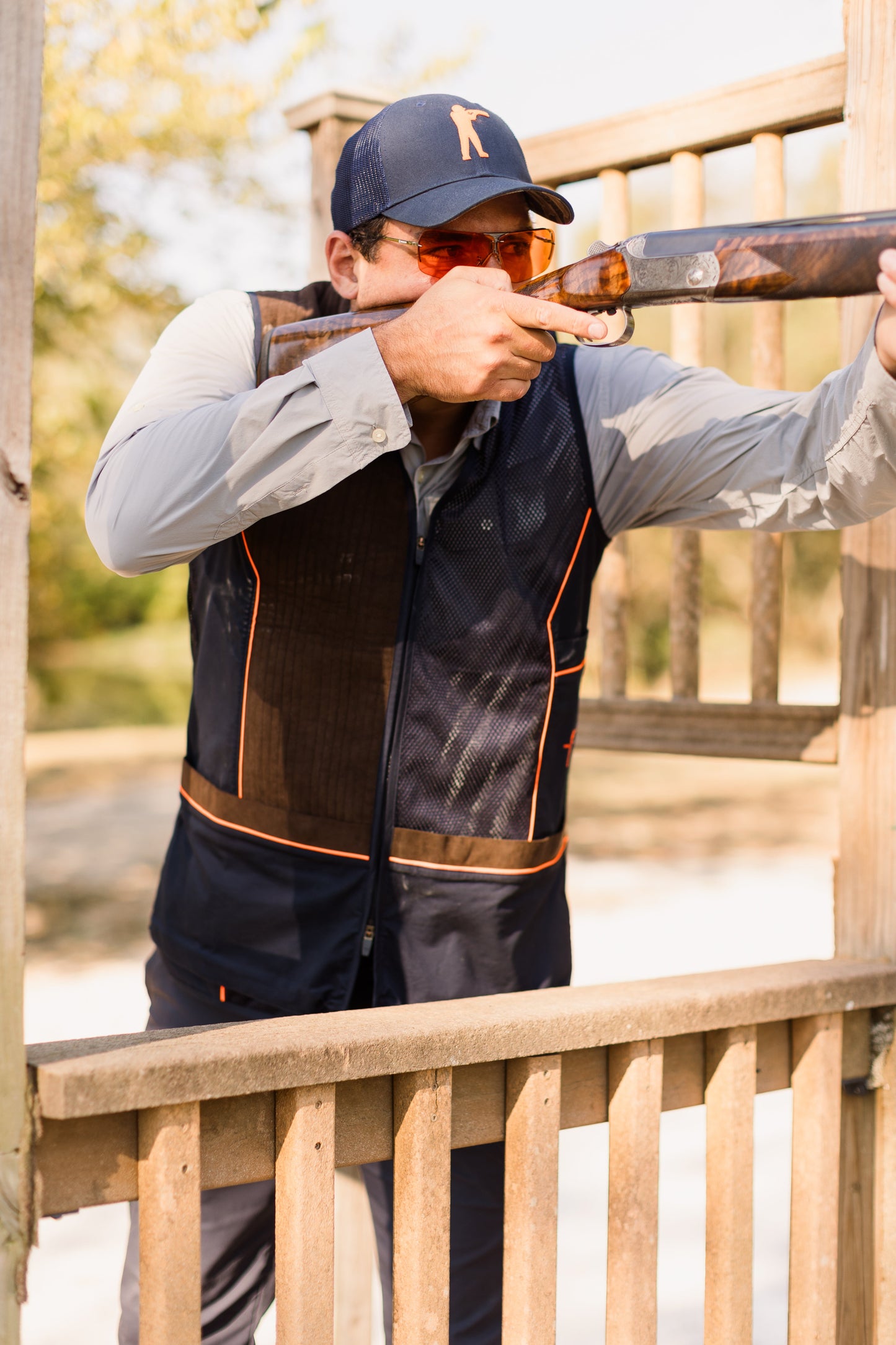 Competition Clays Vest in Navy
