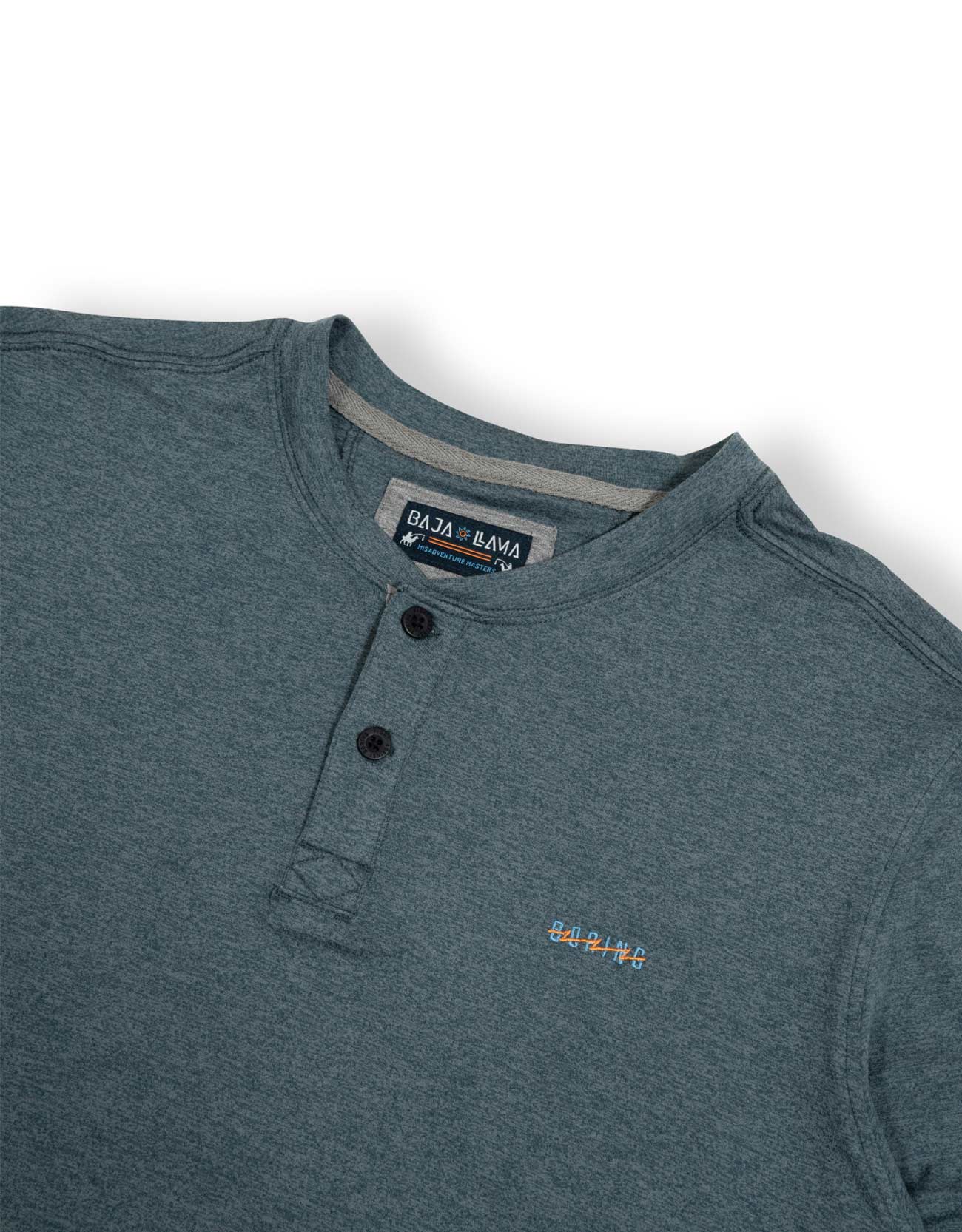 THE BORING HENLEY - HEATHER BLUE