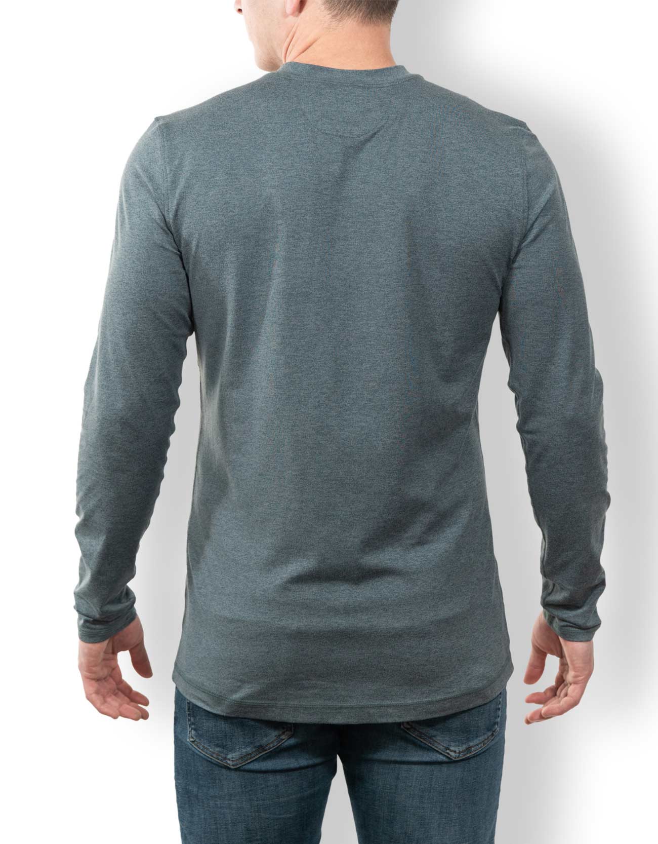 THE BORING HENLEY - HEATHER BLUE