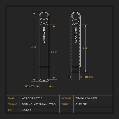 Fairing Keychain Stash