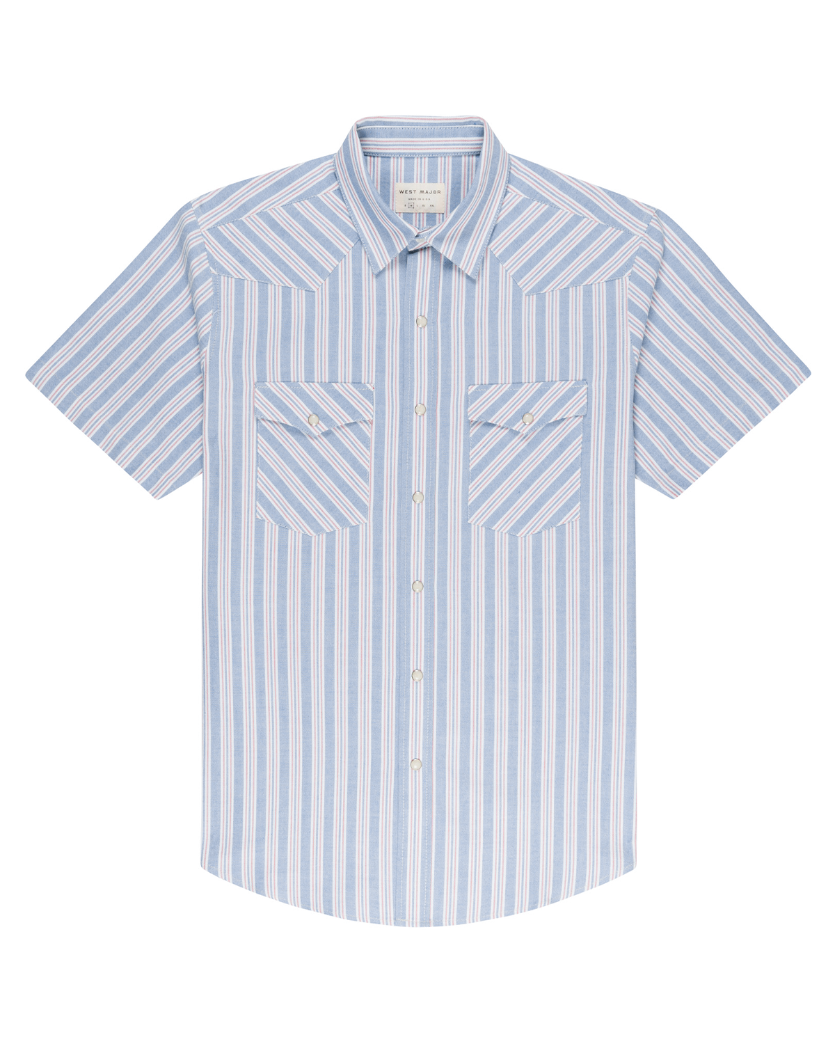 Oxford Red Blue Stripe