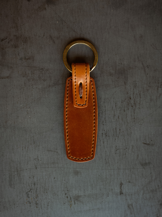 Rover Key Ring - Bourbon Horween Shell Cordovan