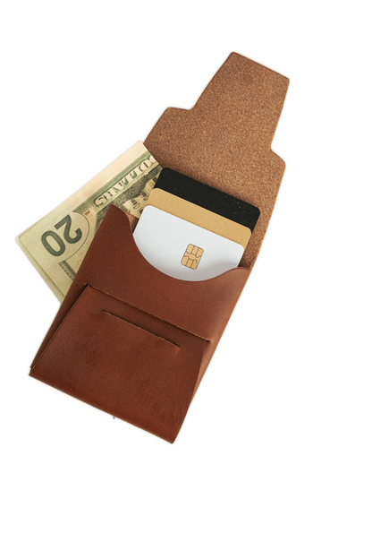 Johnny Wallet - Walnut Minerva