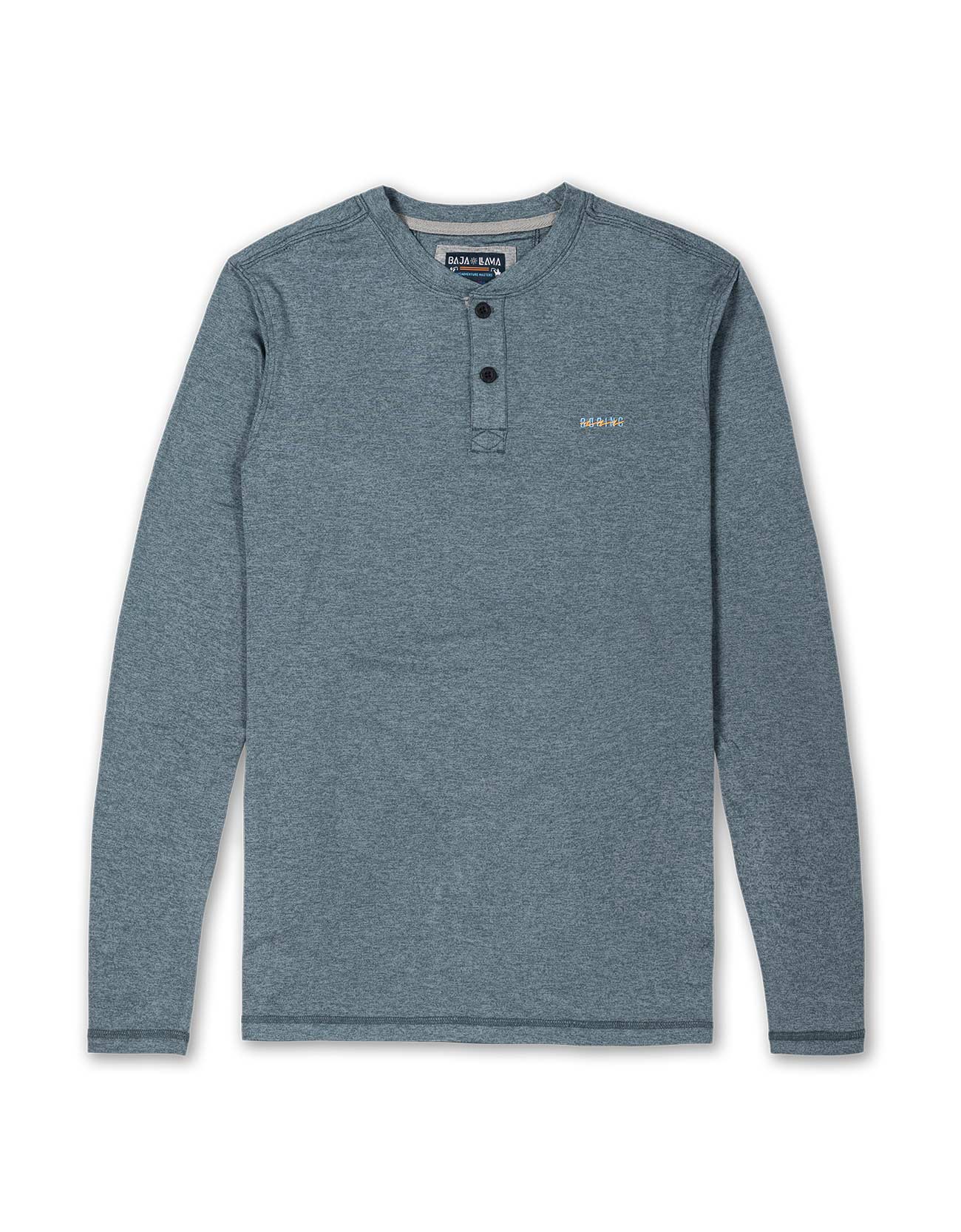 THE BORING HENLEY - HEATHER BLUE