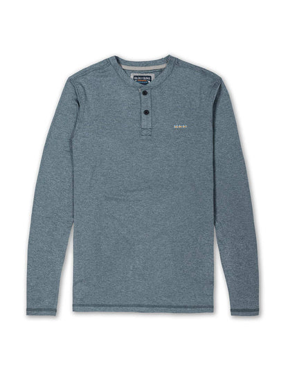 THE BORING HENLEY - HEATHER BLUE