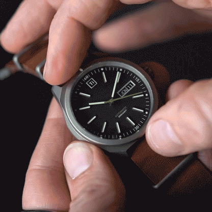 Ti Field Watch / Automatic / Stonewashed