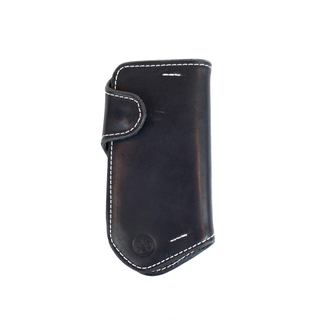 Jean Snap Horween Leather Wallet Black Dublin - Sturdy Brothers