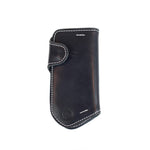 Load image into Gallery viewer, Jean Snap Horween Leather Wallet Black Dublin - Sturdy Brothers
