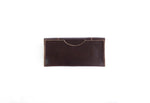 Load image into Gallery viewer, Seahawk Dark Brown Horween Leather Women&#39;s Clutch Wallet
