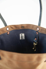 Load image into Gallery viewer, The New Craft Tote in Waxed Canvas and Leather - Field Tan (Pre-order) - Sturdy Brothers
