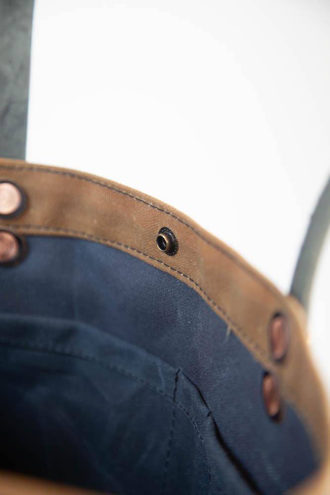 The New Craft Tote in Waxed Canvas and Leather - Field Tan (Pre-order) - Sturdy Brothers