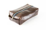 Load image into Gallery viewer, Horween Leather Dopp Kit in Seahawk (Brown) -  - 1
