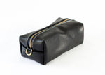 Load image into Gallery viewer, Horween Leather Dopp Kit in Black Dublin -  - 1
