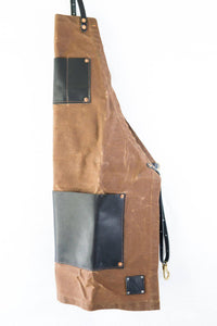 The Charles Master Waxed Canvas and Leather Apron - Sturdy Brothers